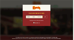 Desktop Screenshot of kahlua.com